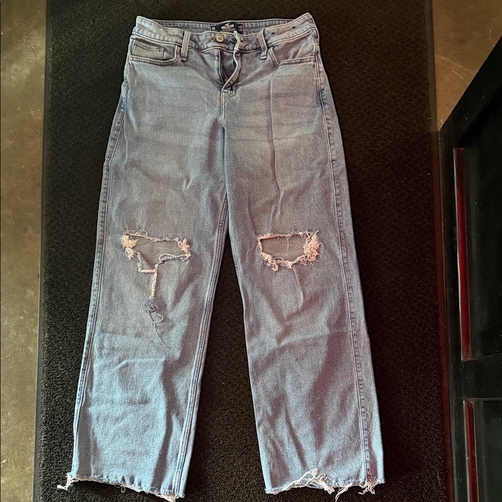 Hollister Light Blue High-Rise Vintage Baggy
